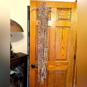 Handmade Multicolor Knit Scarf
